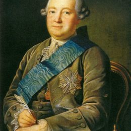 卡尔.路德维希.约翰.克里斯蒂内克(Carl-Ludwig Johann Christineck)高清作品:Portrait of Adam Vasilevich Olsufyev