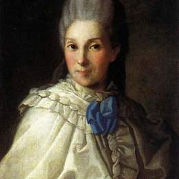 卡尔.路德维希.约翰.克里斯蒂内克(Carl-Ludwig Johann Christineck)高清作品:Portrait of Daria Aleksandrovna Troubetskaya