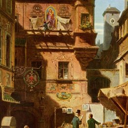 《艺术与科学》卡尔·施皮茨韦格(Carl Spitzweg)高清作品欣赏