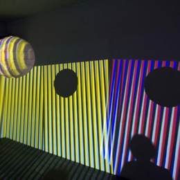 卡洛斯·克鲁兹 - 迭斯(Carlos Cruz-Diez)高清作品:Environnement Chromointerf&amp;ampérent