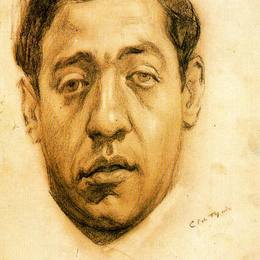 卡洛斯·萨恩斯·代·特哈达(Carlos Saenz de Tejada)高清作品:Portrait of Eduardo Santonja Rosales