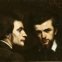 卡罗勒斯·杜兰(Carolus-Duran)高清作品:Henri Oulevay and Henri Fantin Latour