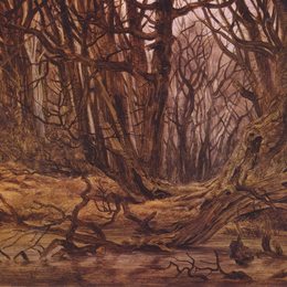 《秋天的福雷斯特》卡斯珀尔·大卫·弗里德里希(Caspar David Friedrich)高清作品欣赏