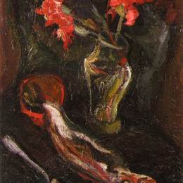 《花儿鱼》柴姆·苏丁(Chaim Soutine)高清作品欣赏