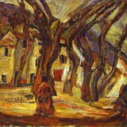 《景观》柴姆·苏丁(Chaim Soutine)高清作品欣赏