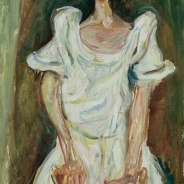 柴姆·苏丁(Chaim Soutine)高清作品:The Fianc&amp;ampée