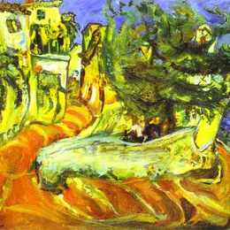 《卡内斯河畔街》柴姆·苏丁(Chaim Soutine)高清作品欣赏