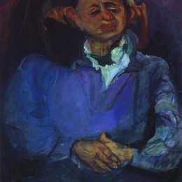 柴姆·苏丁(Chaim Soutine)高清作品:Portrait of the Sculptor, Oscar Miestchaninoff