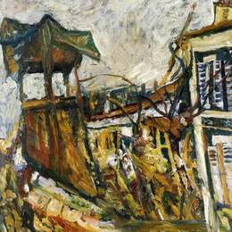 《巴黎郊区》柴姆·苏丁(Chaim Soutine)高清作品欣赏