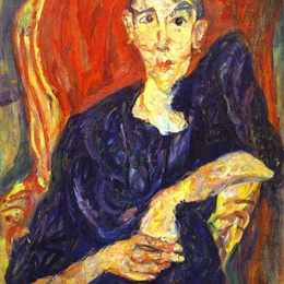 《波兰女人》柴姆·苏丁(Chaim Soutine)高清作品欣赏