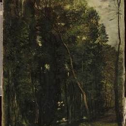 《林溪》科罗、让-弗朗索瓦·米勒和查理-法兰斯瓦·杜比尼(Charles-Francois Daubigny)高清作品欣赏