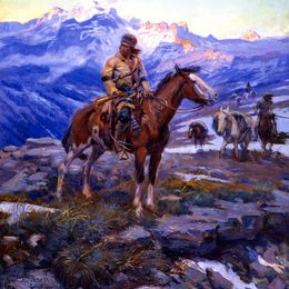 《自由陷阱》查尔斯·拉塞尔(Charles M. Russell)高清作品欣赏