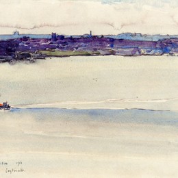 《科蒂斯维尔》施尔德·哈森(Childe Hassam)高清作品欣赏