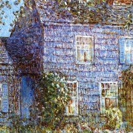 施尔德·哈森(Childe Hassam)高清作品:Hutchison House, Easthampton