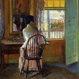 《晨光》施尔德·哈森(Childe Hassam)高清作品欣赏