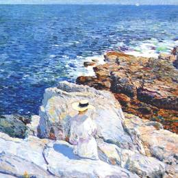 施尔德·哈森(Childe Hassam)高清作品:South ledges, Appledore