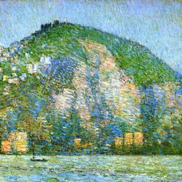 《电报希尔-圣弗雷西科》施尔德·哈森(Childe Hassam)高清作品欣赏