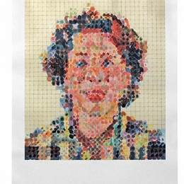 《莱斯利》查克·克洛斯(Chuck Close)高清作品欣赏