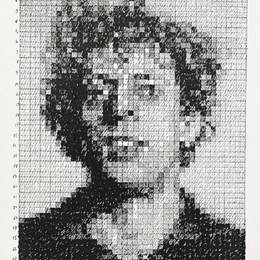 《菲尔》查克·克洛斯(Chuck Close)高清作品欣赏