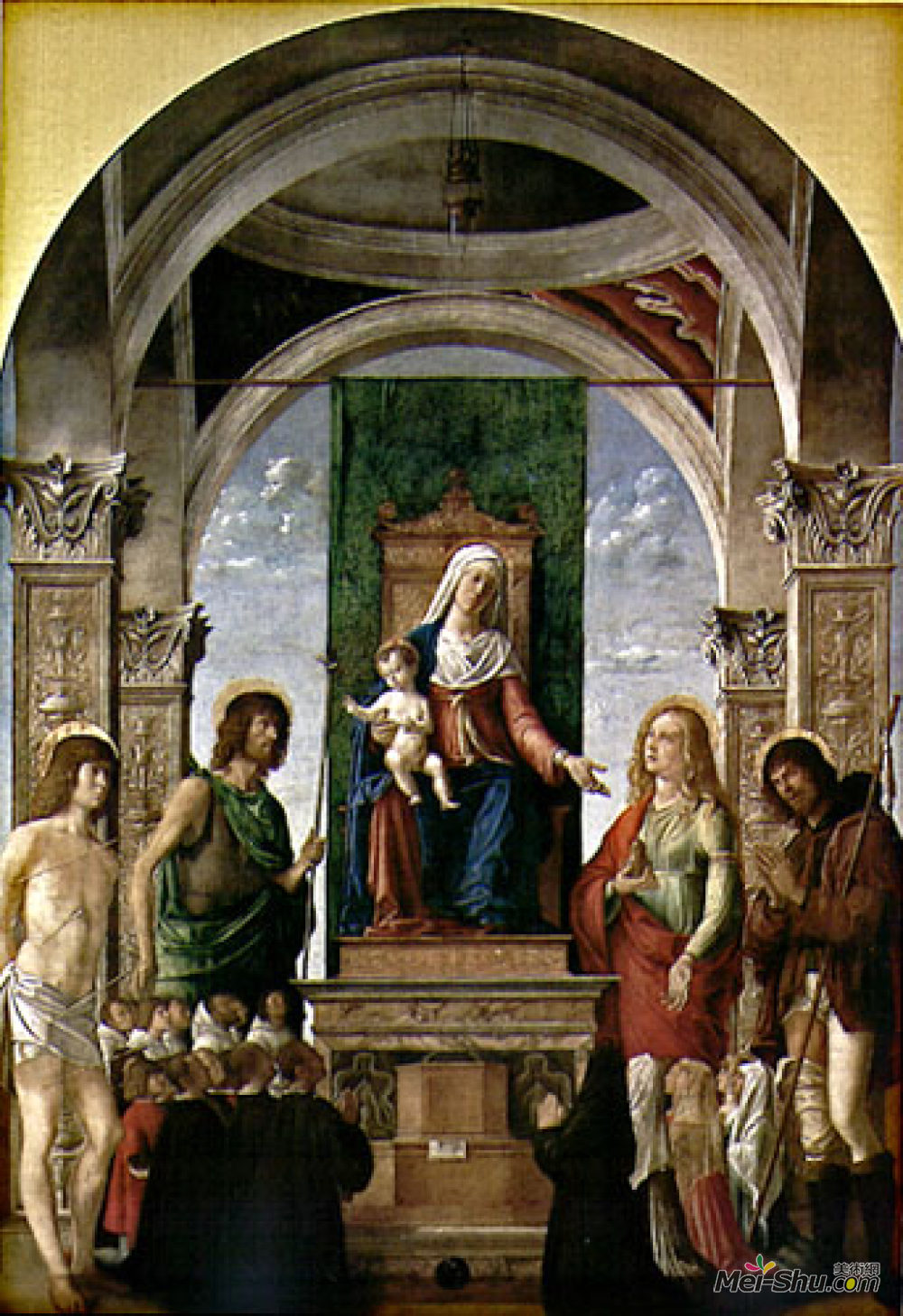基督教油画圣徒图片
