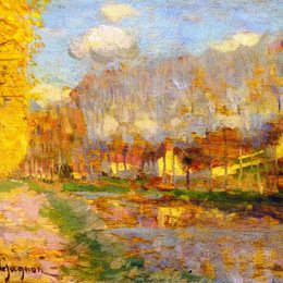 《管你挚爱的，玩得很开心》克拉伦斯·加格诺(Clarence Gagnon)高清作品欣赏