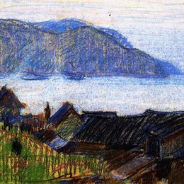 《北岸之夜》克拉伦斯·加格诺(Clarence Gagnon)高清作品欣赏