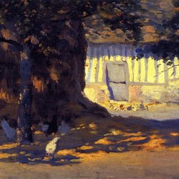 《法国农场》克拉伦斯·加格诺(Clarence Gagnon)高清作品欣赏