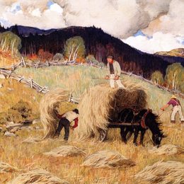 《哈英》克拉伦斯·加格诺(Clarence Gagnon)高清作品欣赏