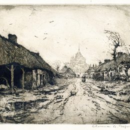《我的圣米歇尔》克拉伦斯·加格诺(Clarence Gagnon)高清作品欣赏