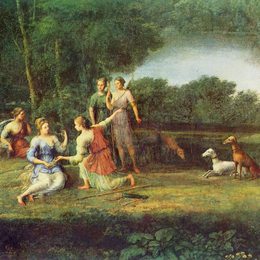 克劳德·洛兰(Claude Lorrain)高清作品:Egeria weeps over Numa