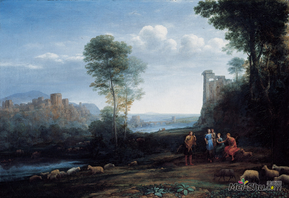 《田園景觀》克勞德·洛蘭(claude lorrain)高清作品欣賞