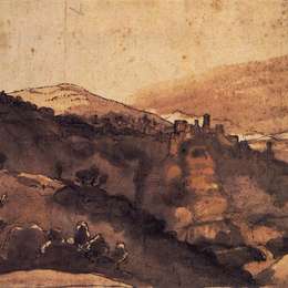 《蒂沃丽花园观》克劳德·洛兰(Claude Lorrain)高清作品欣赏