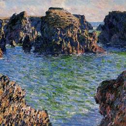 克劳德·莫奈(Claude Monet)高清作品:Coming into Port-Goulphar, Belle-Ile