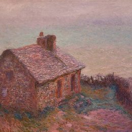 克劳德·莫奈(Claude Monet)高清作品:Customs House at Varengaville