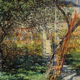 克劳德·莫奈(Claude Monet)高清作品:Garden at Vetheuil