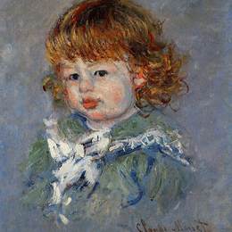 克劳德·莫奈(Claude Monet)高清作品:Jean-Pierre Hoschede, called Bebe Jean