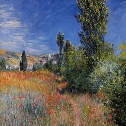 克劳德·莫奈(Claude Monet)高清作品:Landscape on the Ile Saint-Martin