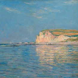 克劳德·莫奈(Claude Monet)高清作品:Low Tide at Pourville 02