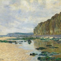 克劳德·莫奈(Claude Monet)高清作品:Low Tide at Varengeville