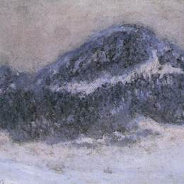 克劳德·莫奈(Claude Monet)高清作品:Mount Kolsaas in Misty Weather