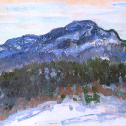 《科尔萨斯山》克劳德·莫奈(Claude Monet)高清作品欣赏
