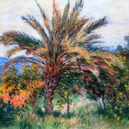 克劳德·莫奈(Claude Monet)高清作品:Palm Tree at Bordighera