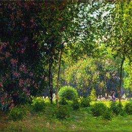 《公园堆2》克劳德·莫奈(Claude Monet)高清作品欣赏