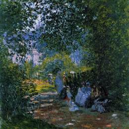 《公园堆3》克劳德·莫奈(Claude Monet)高清作品欣赏