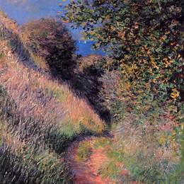 克劳德·莫奈(Claude Monet)高清作品:Path at Pourville