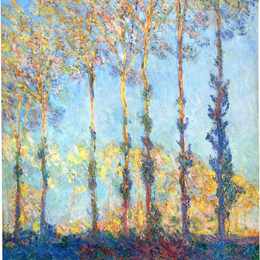 克劳德·莫奈(Claude Monet)高清作品:Poplars on the Banks of the Epte