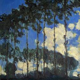 克劳德·莫奈(Claude Monet)高清作品:Poplars on the Banks of the Epte