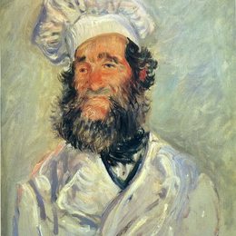 克劳德·莫奈(Claude Monet)高清作品:Portrait of Pere Paul