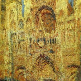 《森塞特鲁昂大教堂》克劳德·莫奈(Claude Monet)高清作品欣赏