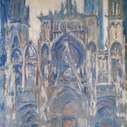 《鲁昂大教堂门户研究》克劳德·莫奈(Claude Monet)高清作品欣赏